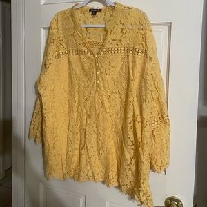 Roamans lace blouse